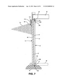 Footer structures and methods, and panel and wall structures using such     footer structures diagram and image