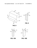 Footer structures and methods, and panel and wall structures using such     footer structures diagram and image