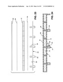 Footer structures and methods, and panel and wall structures using such     footer structures diagram and image