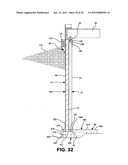 Footer structures and methods, and panel and wall structures using such     footer structures diagram and image