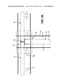 Footer structures and methods, and panel and wall structures using such     footer structures diagram and image