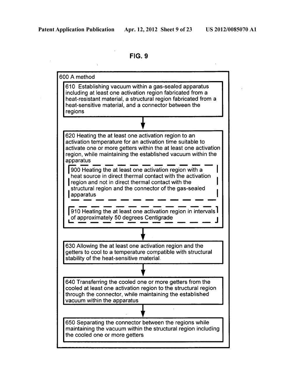 Establishment and maintenance of low gas pressure within interior spaces     of temperature-stabilized storage systems - diagram, schematic, and image 10