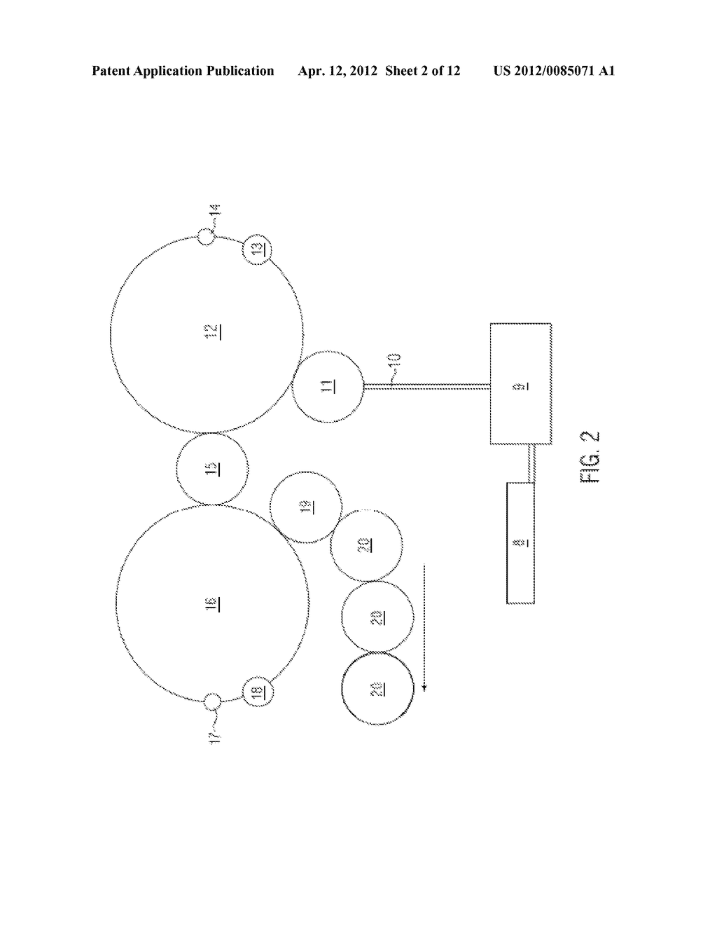 METHOD OF TREATING AT LEAST ONE CONTAINER IN A CONTAINER TREATMENT PLANT - diagram, schematic, and image 03