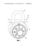 LATCHING ARRANGEMENTS FOR A PADLOCK diagram and image