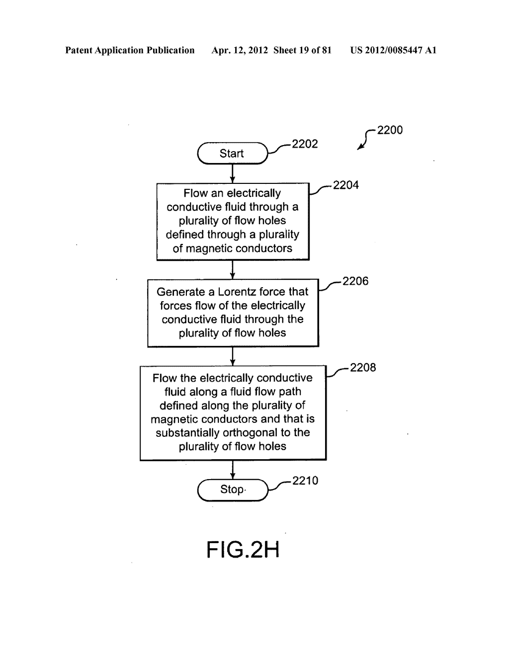 Electromagnetic flow regulator, system and methods for regulating flow of     an electrically conductive fluid - diagram, schematic, and image 20