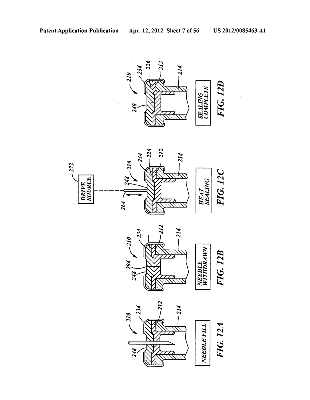 Device with Penetrable and Resealable Portion and Related Method - diagram, schematic, and image 08