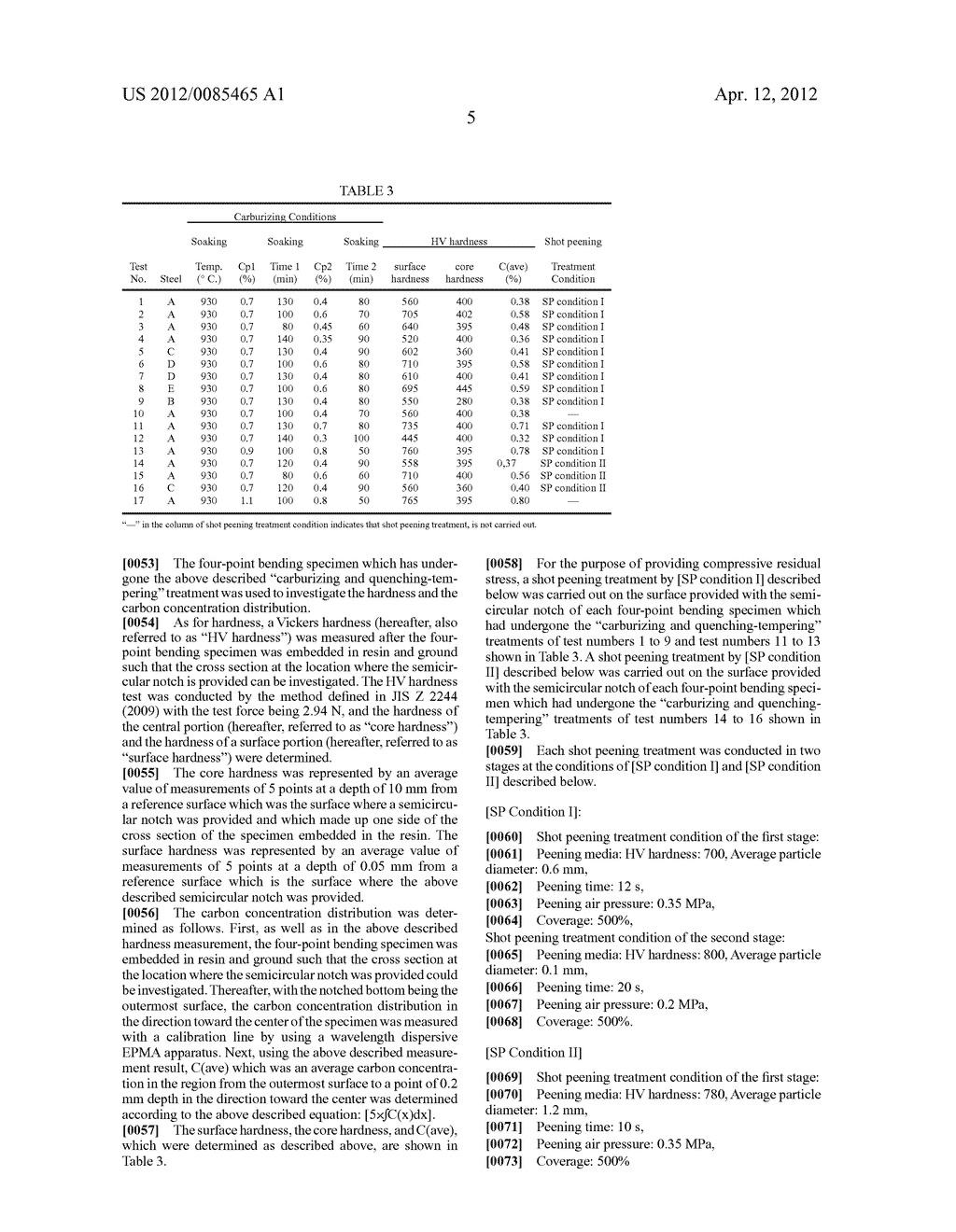 CARBURIZED COMPONENT AND MANUFACTURING METHOD - diagram, schematic, and image 07