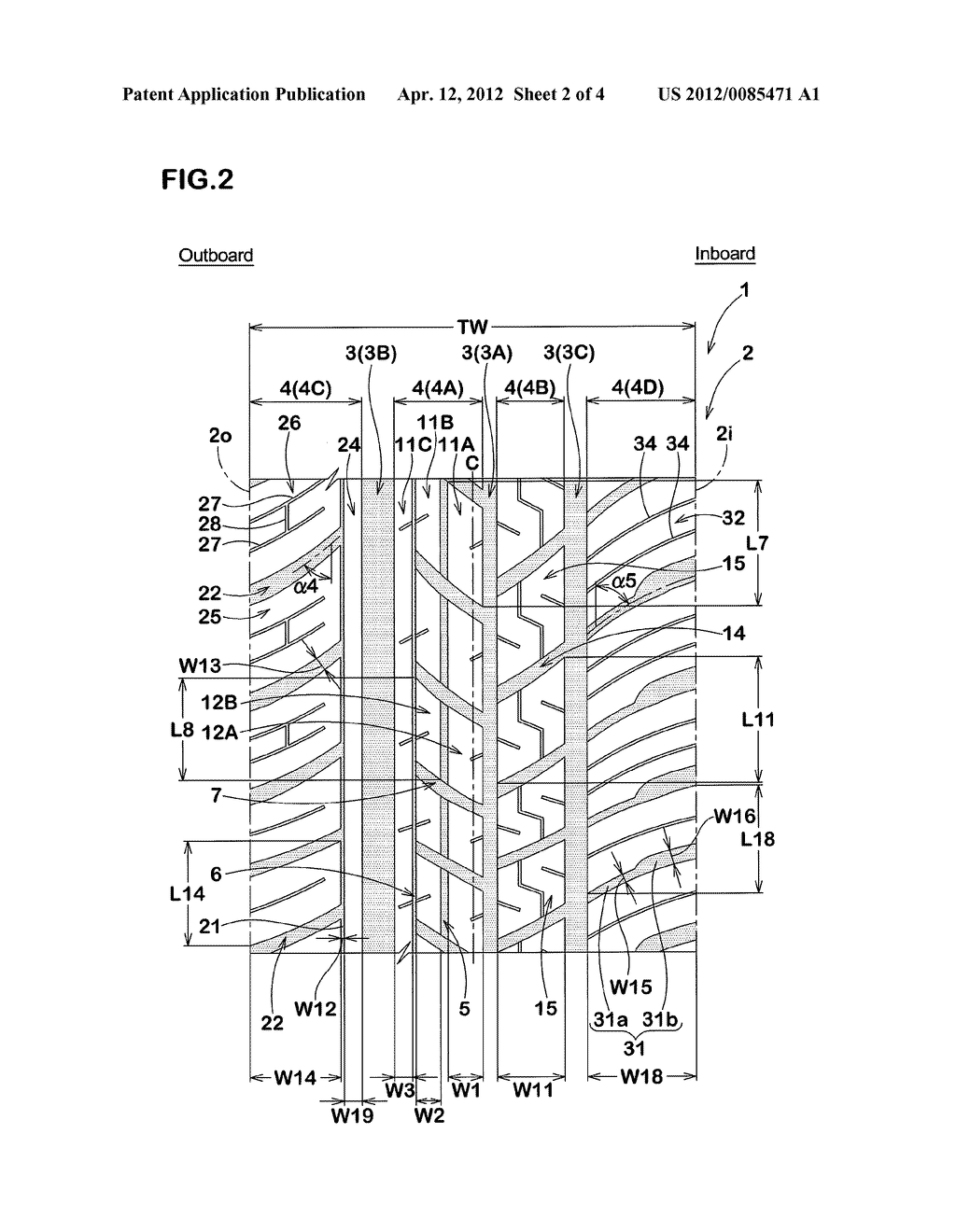 PNEUMATIC TIRE - diagram, schematic, and image 03