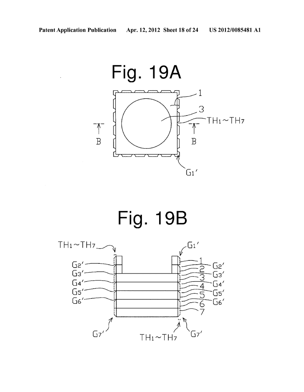 METHOD FOR MANUFACTURING CERAMIC MULTI-LAYERED INTERCONNECTION SUBSTRATE - diagram, schematic, and image 19