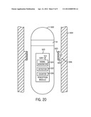 METHOD AND APPARATUS FOR DEPLOYING AND USING SELF-LOCATING TITLE OF THE     INVENTION DOWNHOLE DEVICES diagram and image