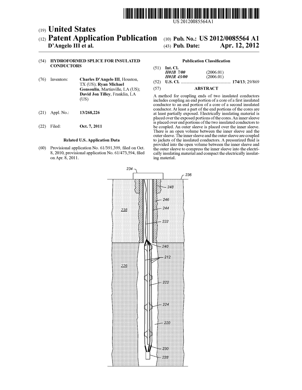 HYDROFORMED SPLICE FOR INSULATED CONDUCTORS - diagram, schematic, and image 01