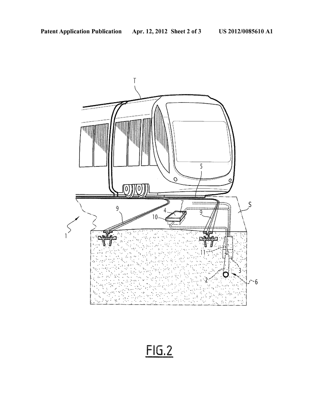 GROUND-BASED POWER SUPPLY SYSTEM FOR A TRANSPORTATION VEHICLE AND     ASSOCIATED METHODS - diagram, schematic, and image 03