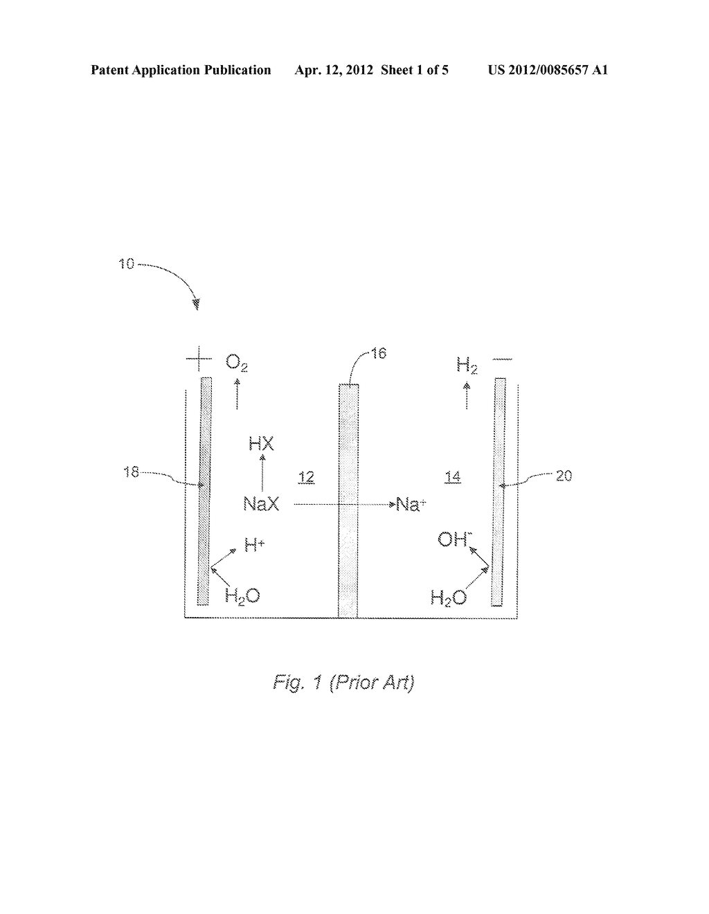 CHEMICAL SYSTEMS AND METHODS FOR OPERATING AN ELECTROCHEMICAL CELL WITH AN     ACIDIC ANOLYTE - diagram, schematic, and image 02