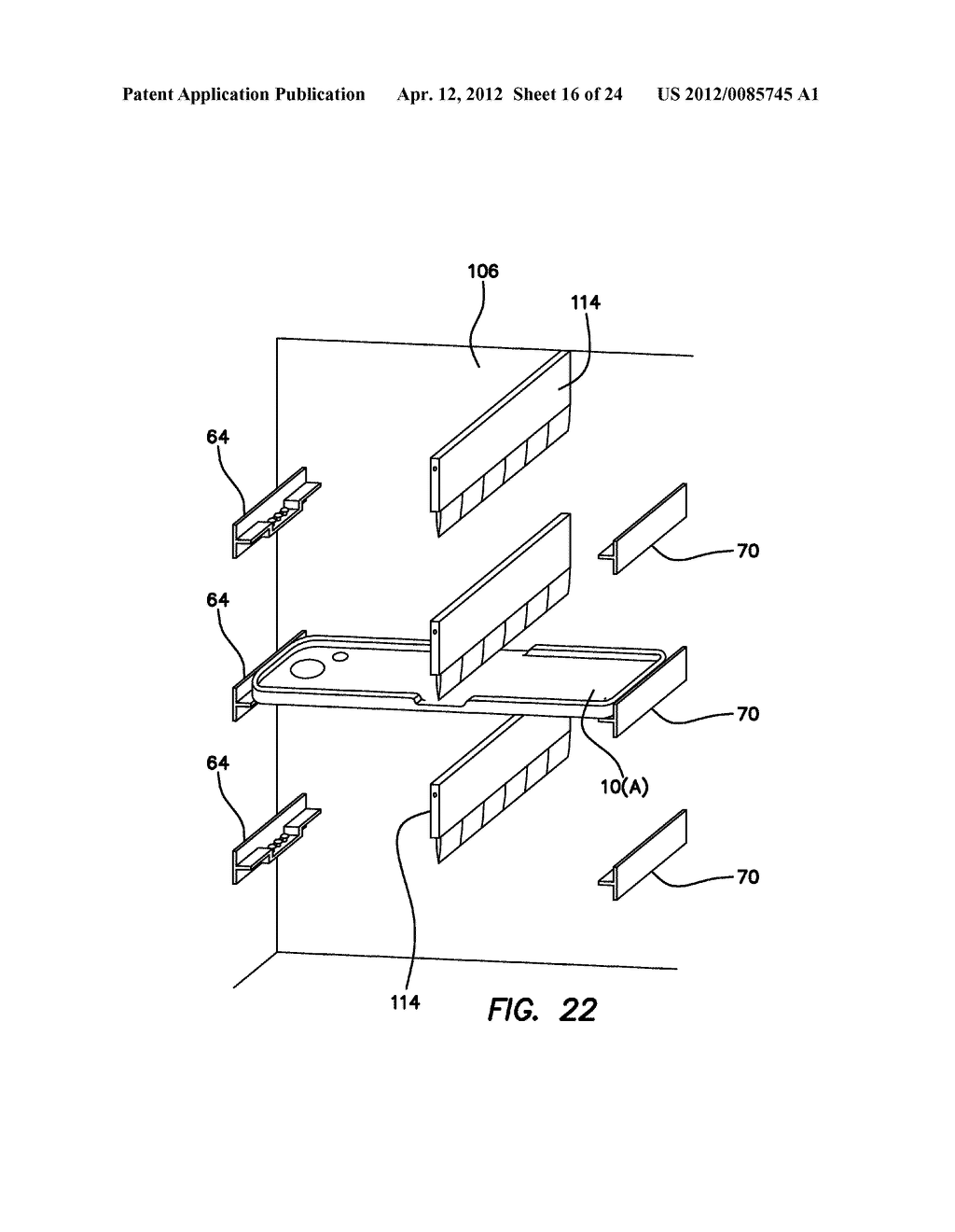 Dual Climate Cart and Tray for Accommodating Comestible Items and a Method     of Operating the Same - diagram, schematic, and image 17