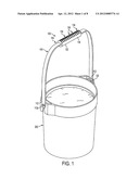 ONE-PIECE CONTAINER HANDLE diagram and image