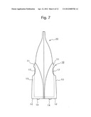 HOLDER FOR FLEXIBLE POUCH CONTAINER diagram and image