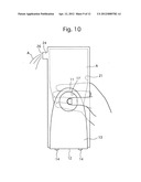 HOLDER FOR FLEXIBLE POUCH CONTAINER diagram and image