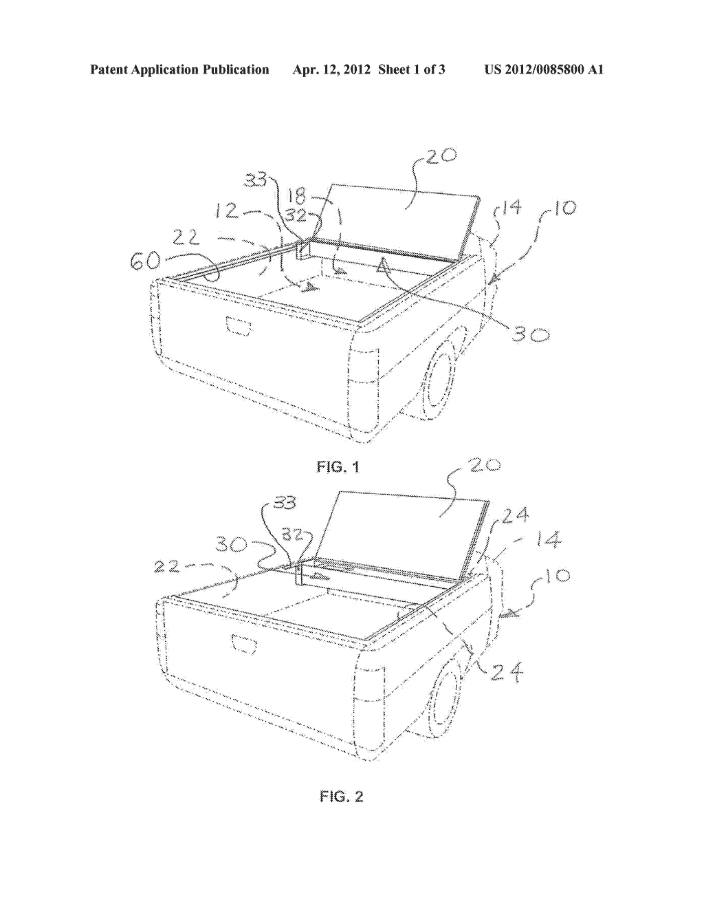 FOLDING PICK-UP TRUCK TOOL BOX - diagram, schematic, and image 02