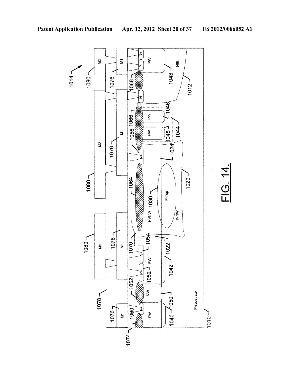 HIGH VOLTAGE MOS DEVICE AND METHOD FOR MAKING THE SAME - diagram, schematic, and image 21