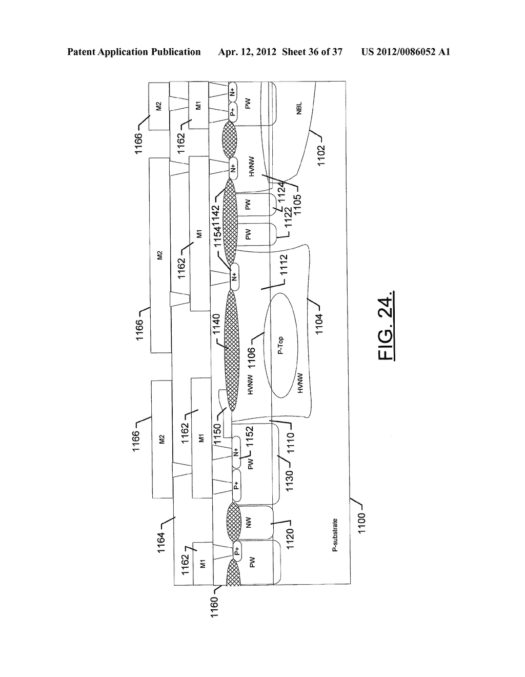 HIGH VOLTAGE MOS DEVICE AND METHOD FOR MAKING THE SAME - diagram, schematic, and image 37