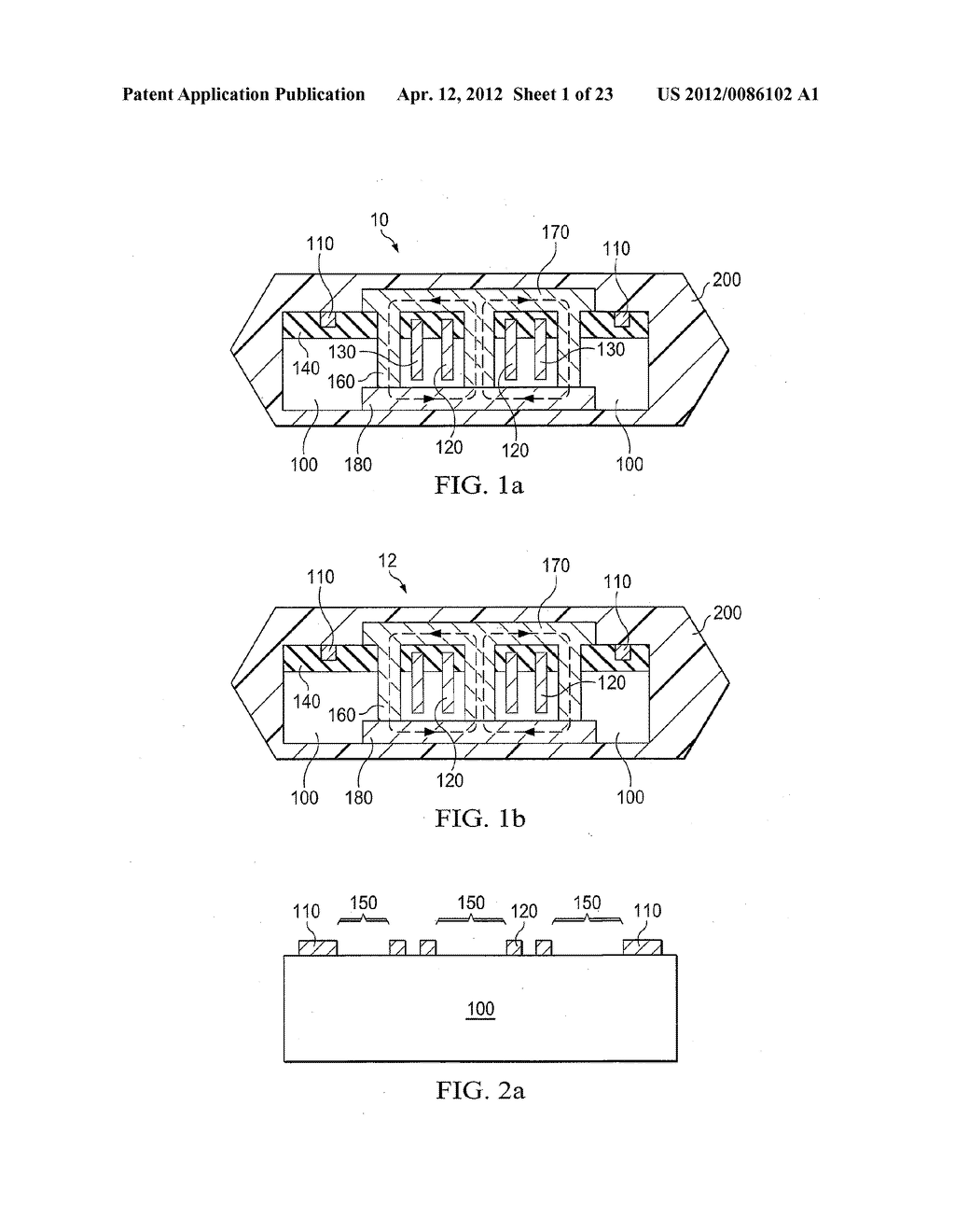 Integrated Circuits with Magnetic Core Inductors and Methods of     Fabrications Thereof - diagram, schematic, and image 02