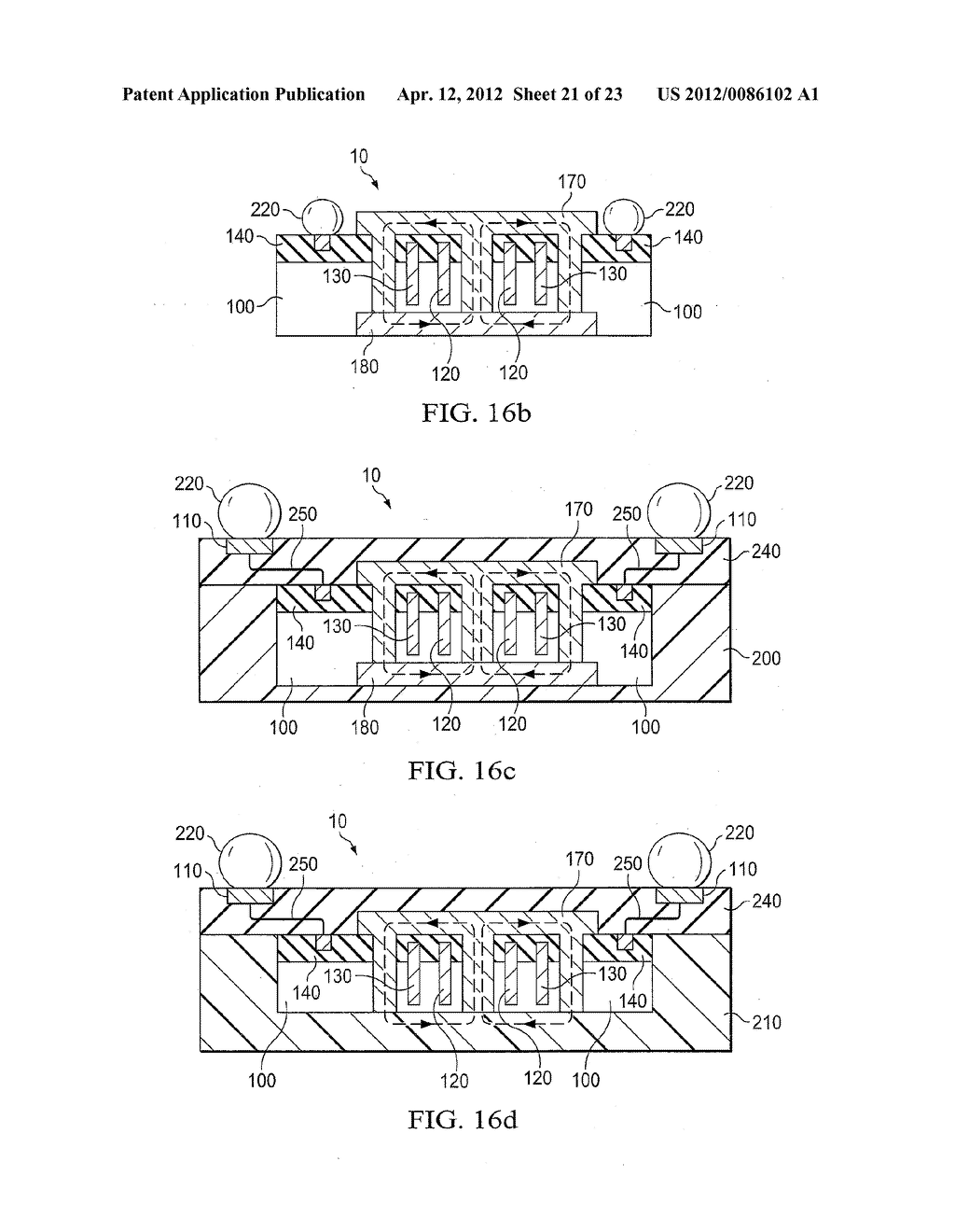 Integrated Circuits with Magnetic Core Inductors and Methods of     Fabrications Thereof - diagram, schematic, and image 22