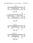 PACKAGE WITH EMBEDDED CHIP AND METHOD OF FABRICATING THE SAME diagram and image