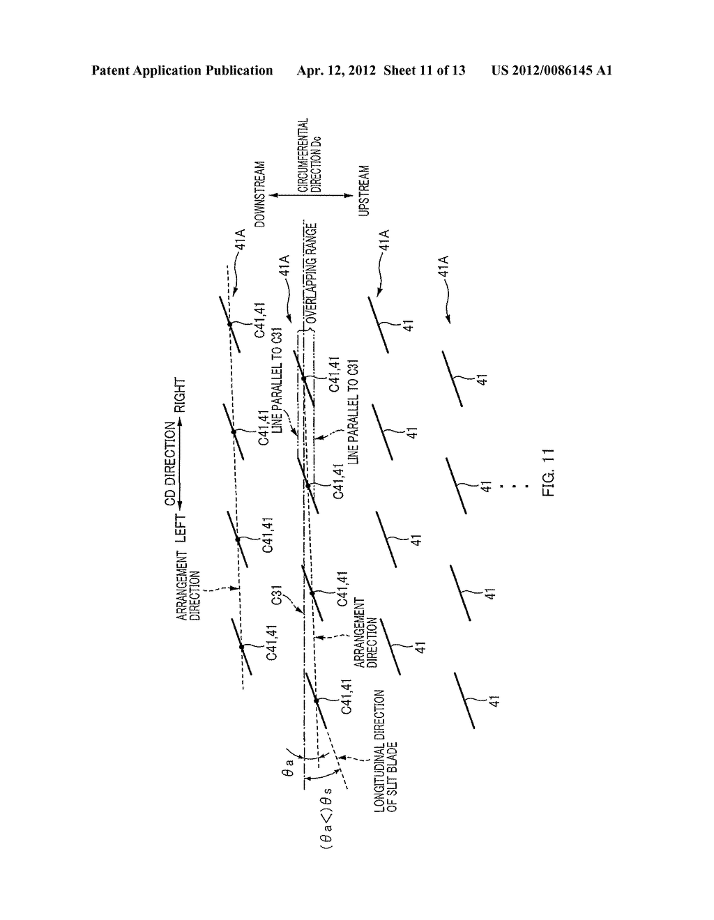 METHOD OF MANUFACTURING SHEET, METHOD OF MANUFACTURING MATERIAL OF     ABSORBENT ARTICLE, AND APPARATUS TO MANUFACTURE SHEET - diagram, schematic, and image 12