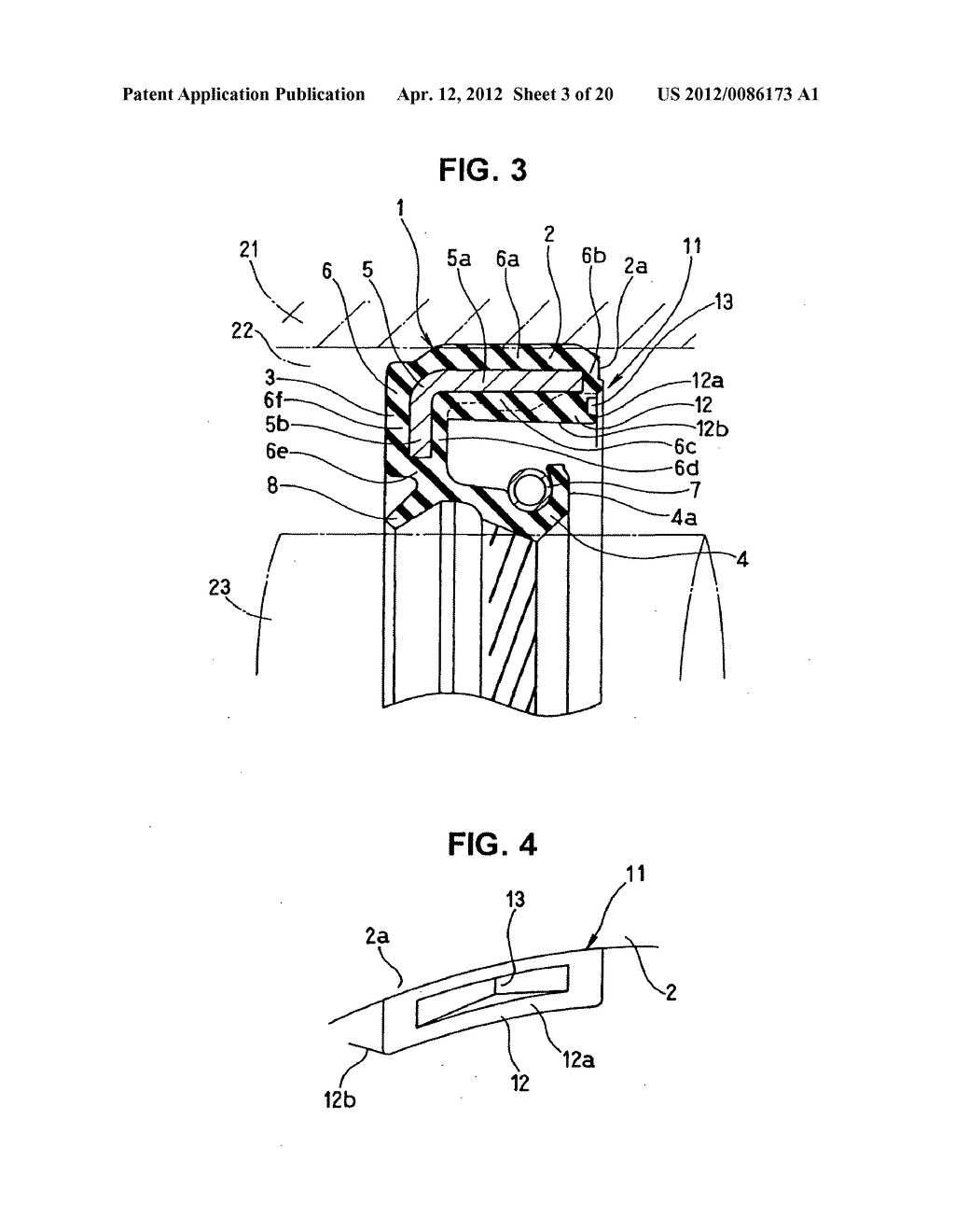 Oil seal - diagram, schematic, and image 04