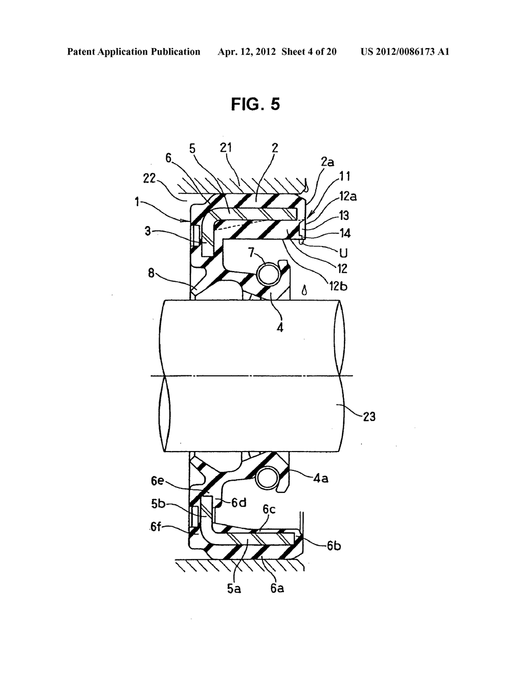 Oil seal - diagram, schematic, and image 05