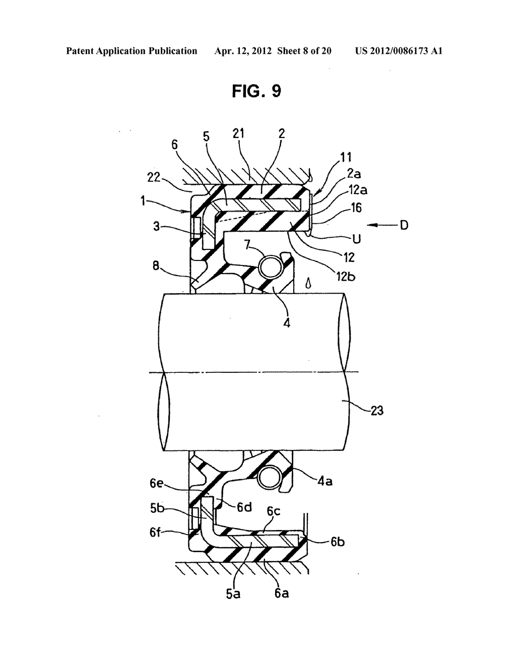 Oil seal - diagram, schematic, and image 09