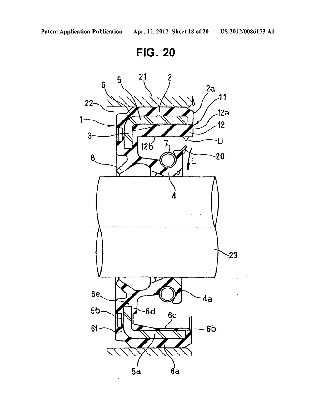 Oil seal - diagram, schematic, and image 19