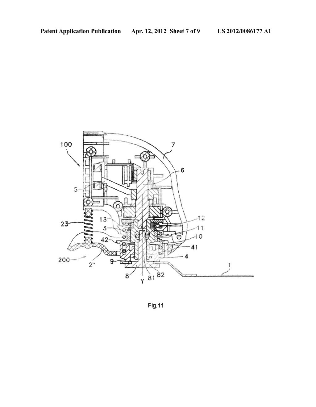 POWER TOOL HAVING A CLAMPING DEVICE FOR A WORKING ELEMENT - diagram, schematic, and image 08