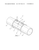 CONDUIT COUPLING WITH REMOVABLE STOP diagram and image