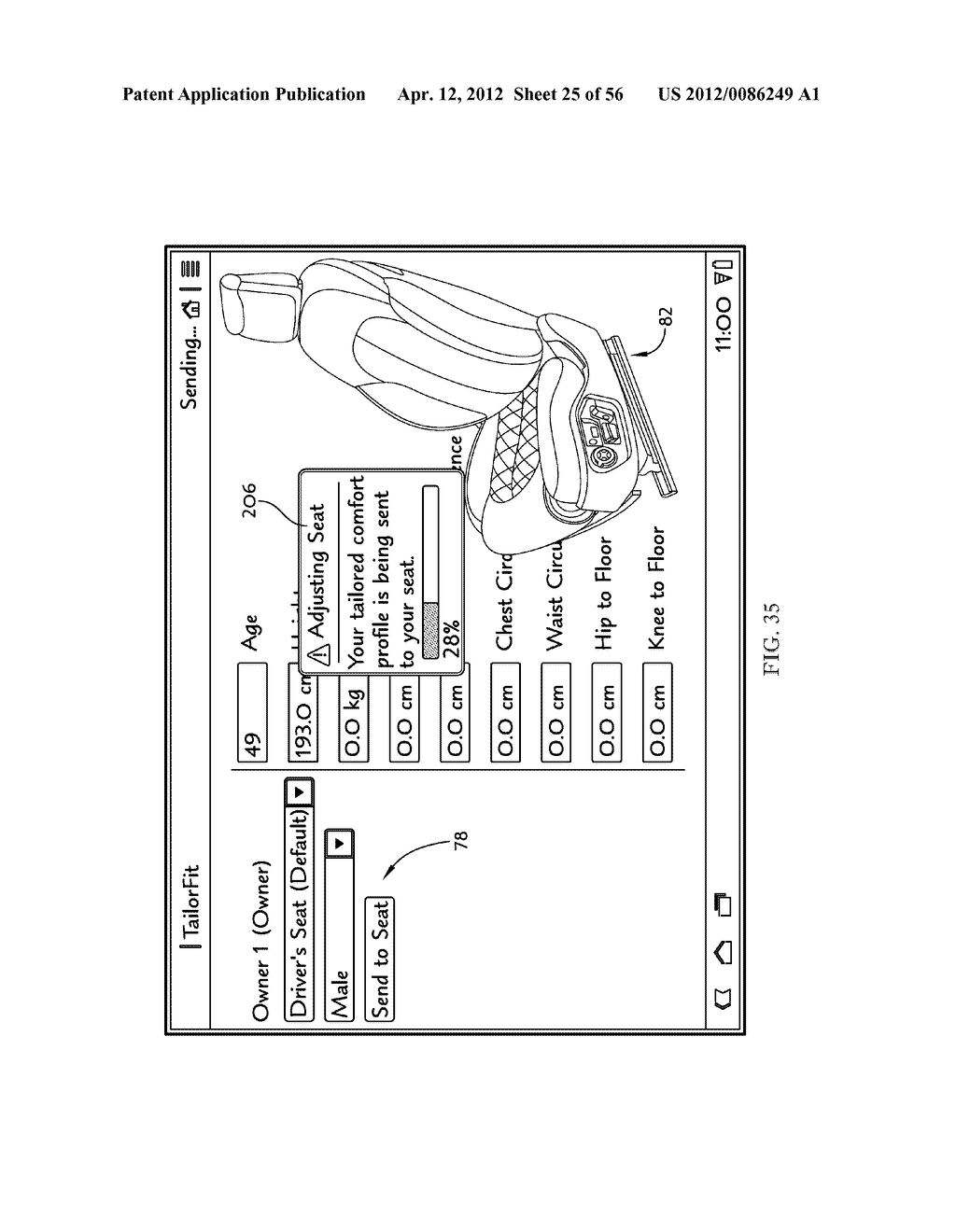 System, Methodologies, and Components Acquiring, Analyzing, and Using     Occupant Body Specifications for Improved Seating Structures and     Environment Configuration - diagram, schematic, and image 26