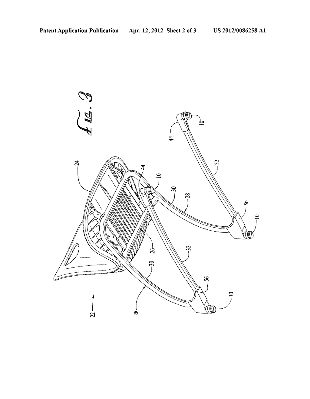 FURNITURE FOOT WITH BALL JOINT AND FELT PAD - diagram, schematic, and image 03