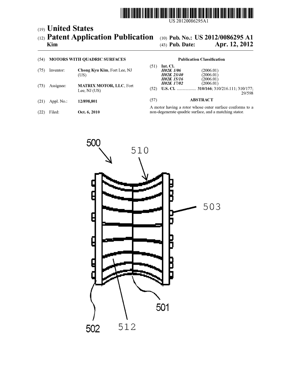 MOTORS WITH QUADRIC SURFACES - diagram, schematic, and image 01