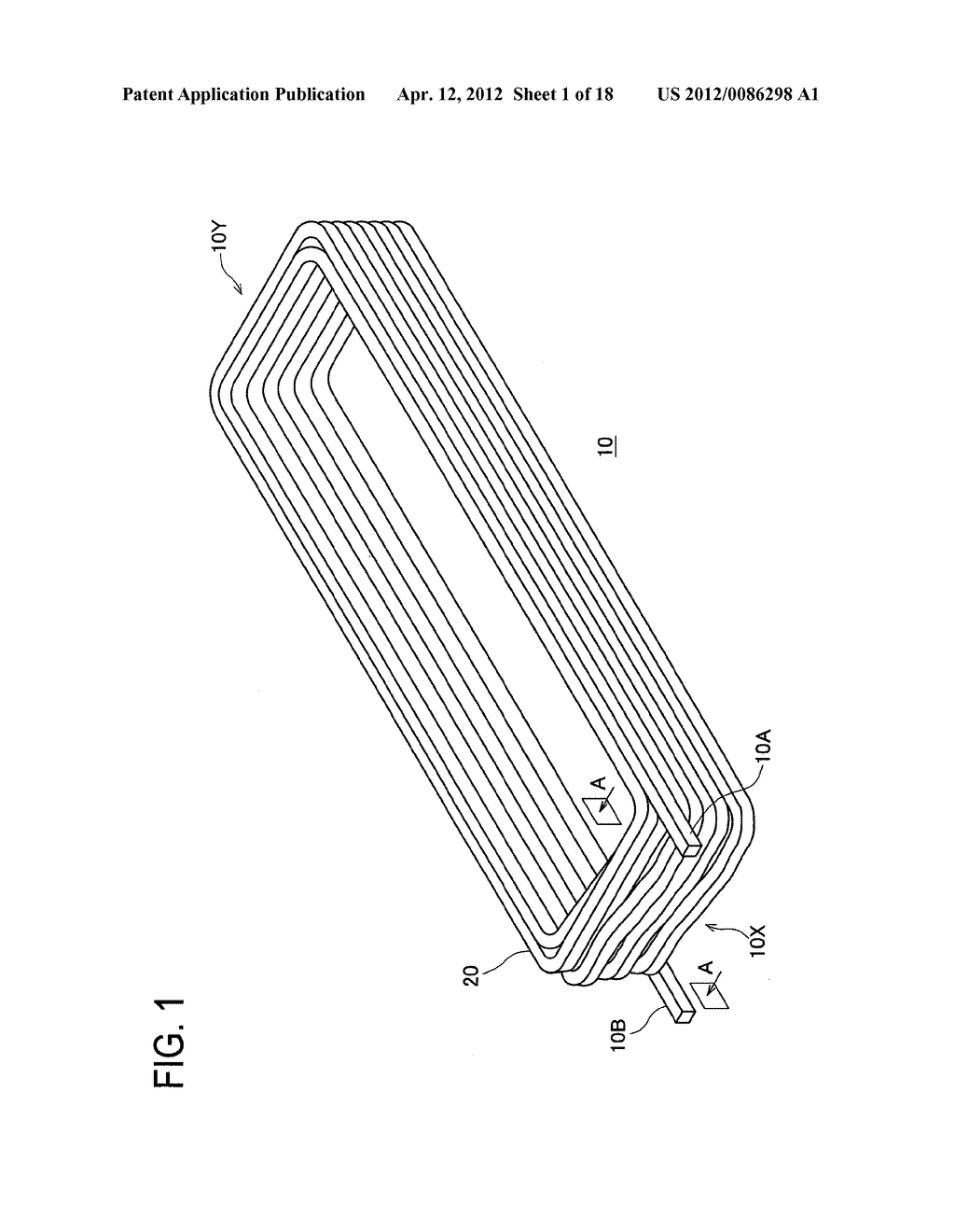 MULTILAYERED WOUND COIL, STATOR, AND MANUFACUTING METHOD THEREFOR - diagram, schematic, and image 02