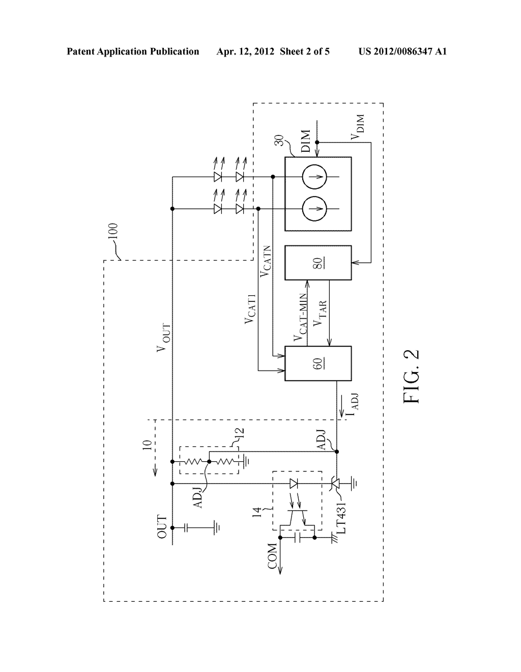 CONTROL CIRCUIT OF LIGHT EMITTING DIODES - diagram, schematic, and image 03