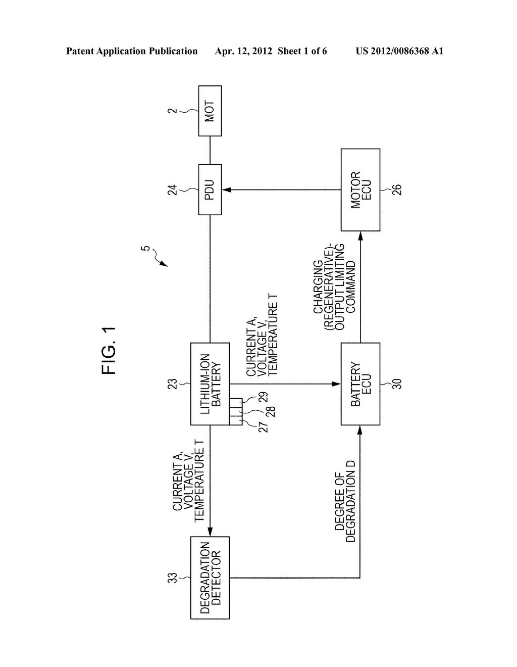 LITHIUM-ION BATTERY CONTROLLING APPARATUS AND ELECTRIC VEHICLE - diagram, schematic, and image 02