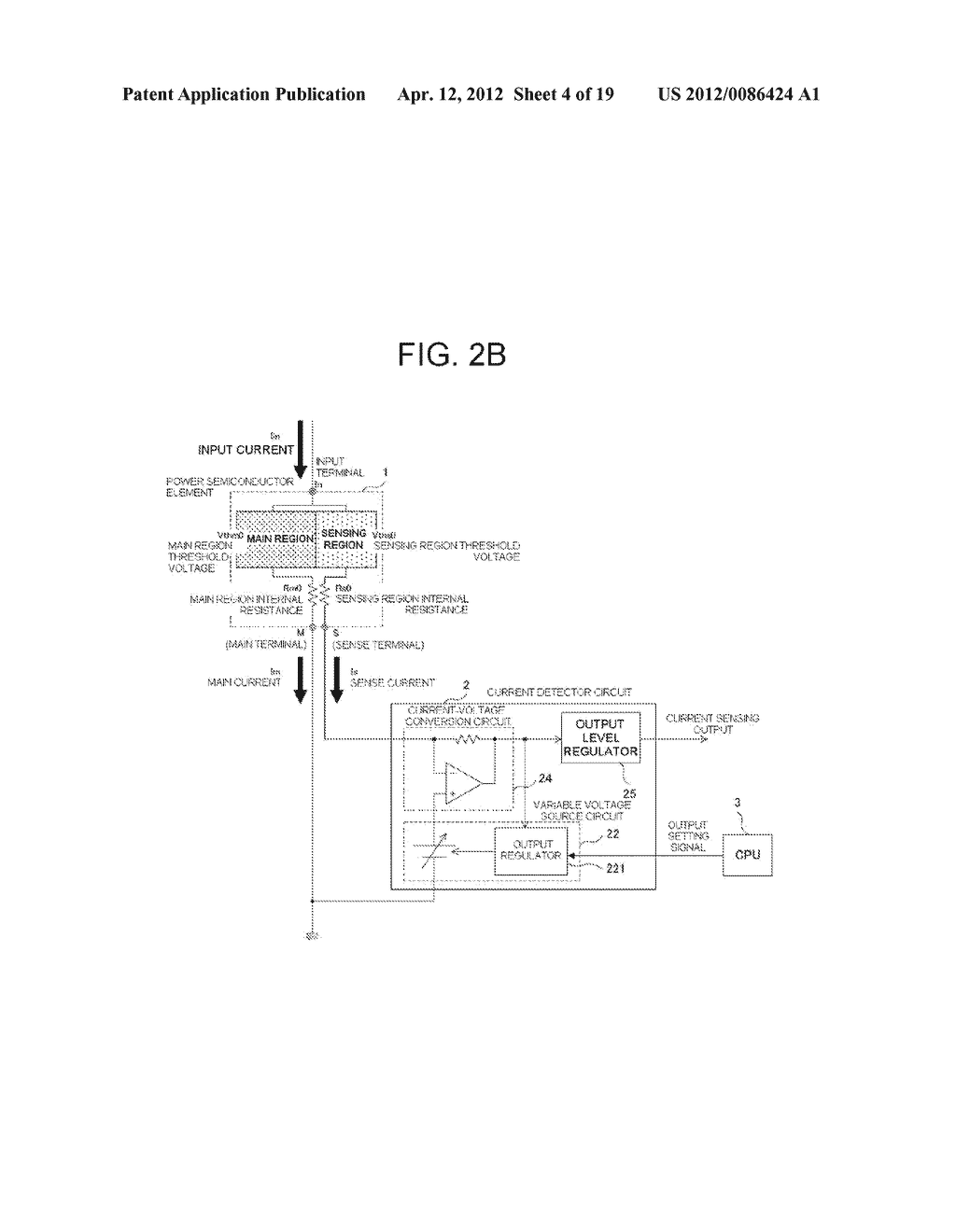 POWER SEMICONDUCTOR DEVICE CURRENT DETECTOR CIRCUIT AND DETECTION METHOD - diagram, schematic, and image 05