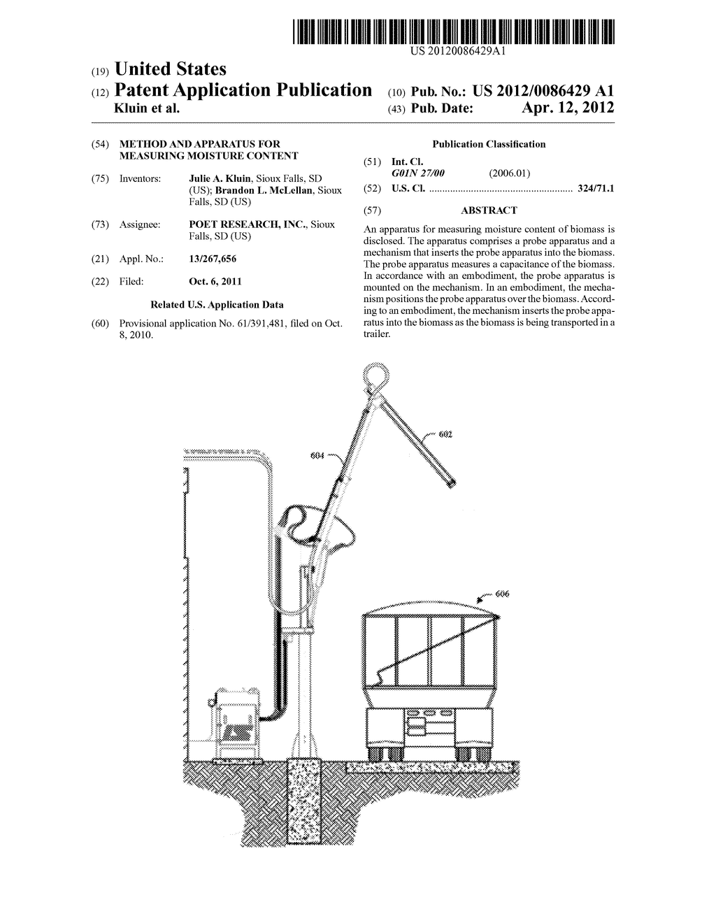 METHOD AND APPARATUS FOR MEASURING MOISTURE CONTENT - diagram, schematic, and image 01