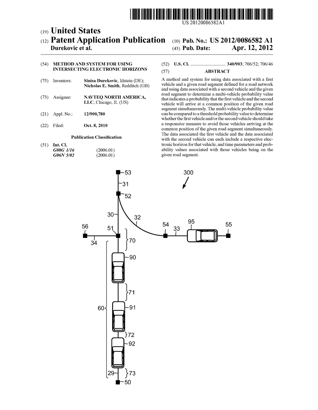 Method and system for using intersecting electronic horizons - diagram, schematic, and image 01