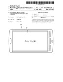 ELECTRONIC DEVICE HAVING MOVEMENT-BASED USER INPUT AND METHOD diagram and image