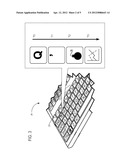 KEYBOARD DEVICE WITH OPTICALLY ENHANCED DISPLAY OUTPUT diagram and image