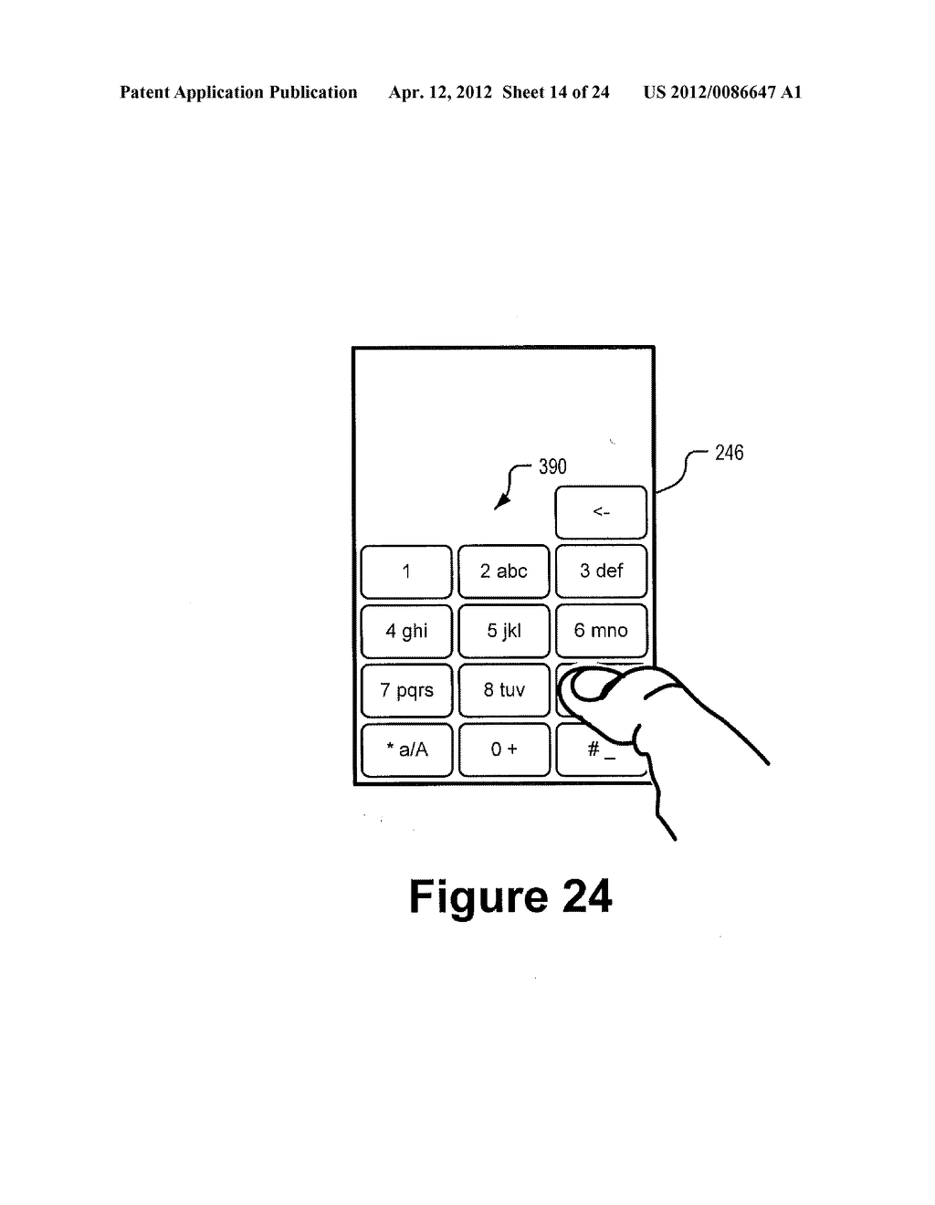 Displays for Electronic Devices that Detect and Respond to the Contour     and/or Height Profile of User Input Objects - diagram, schematic, and image 15