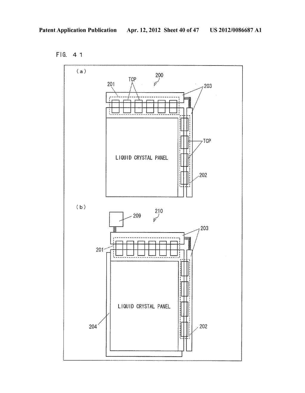 ACTIVE MATRIX SUBSTRATE, LIQUID CRYSTAL PANEL, LIQUID CRYSTAL DISPLAY     DEVICE, LIQUID CRYSTAL DISPLAY UNIT, AND TELEVISION RECEIVER - diagram, schematic, and image 41