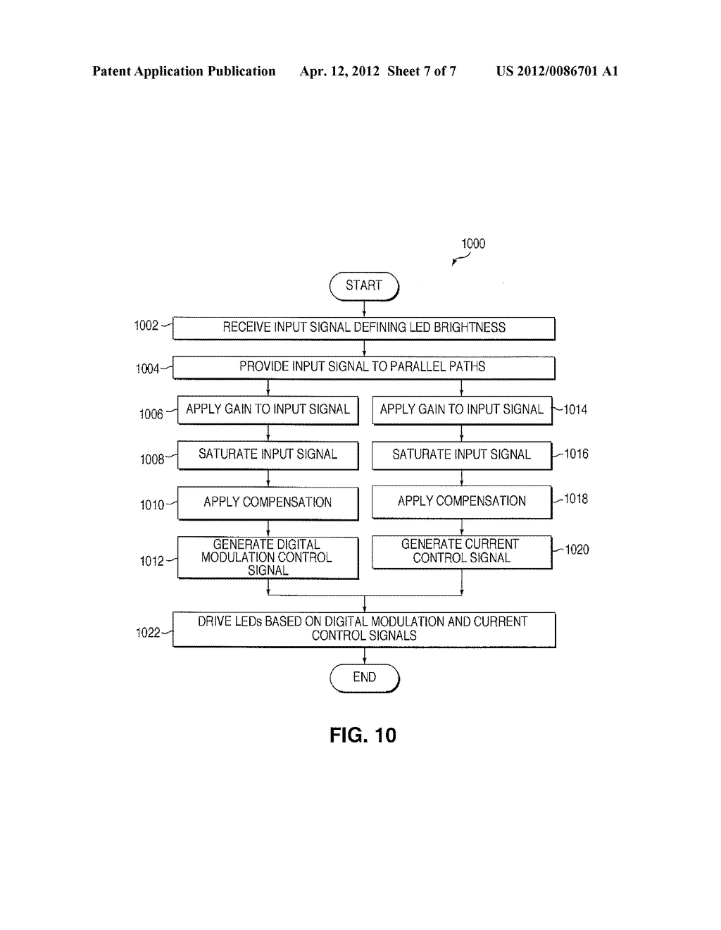 Combined digital modulation and current dimming control for light emitting     diodes - diagram, schematic, and image 08