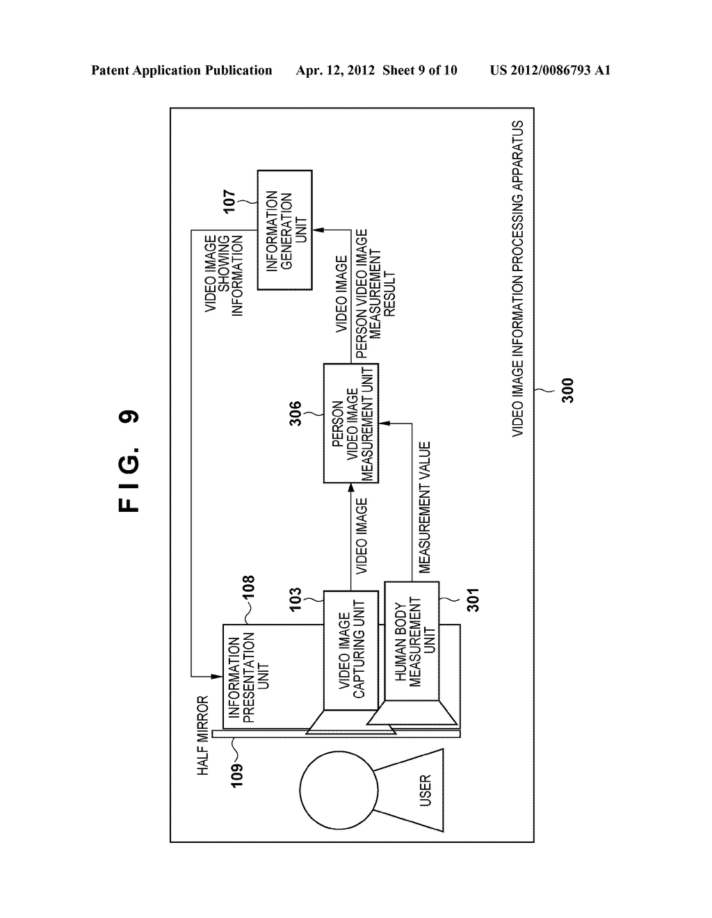 VIDEO IMAGE INFORMATION PROCESSING APPARATUS AND VIDEO IMAGE INFORMATION     PROCESSING METHOD - diagram, schematic, and image 10
