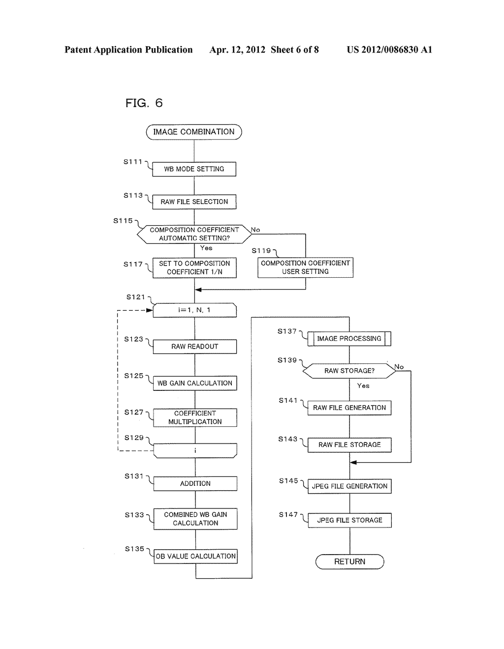 IMAGE PROCESSING DEVICE, WHITE BALANCE CORRECTION METHOD, AND IMAGING     DEVICE - diagram, schematic, and image 07